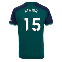 Arsenal Jakub Kiwior #15 Tredjedrakt 2023-24 Kortermet